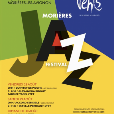 Festival des Vents 2026 : trois jours de jazz et de rencontres à Morières-lès-Avignon
